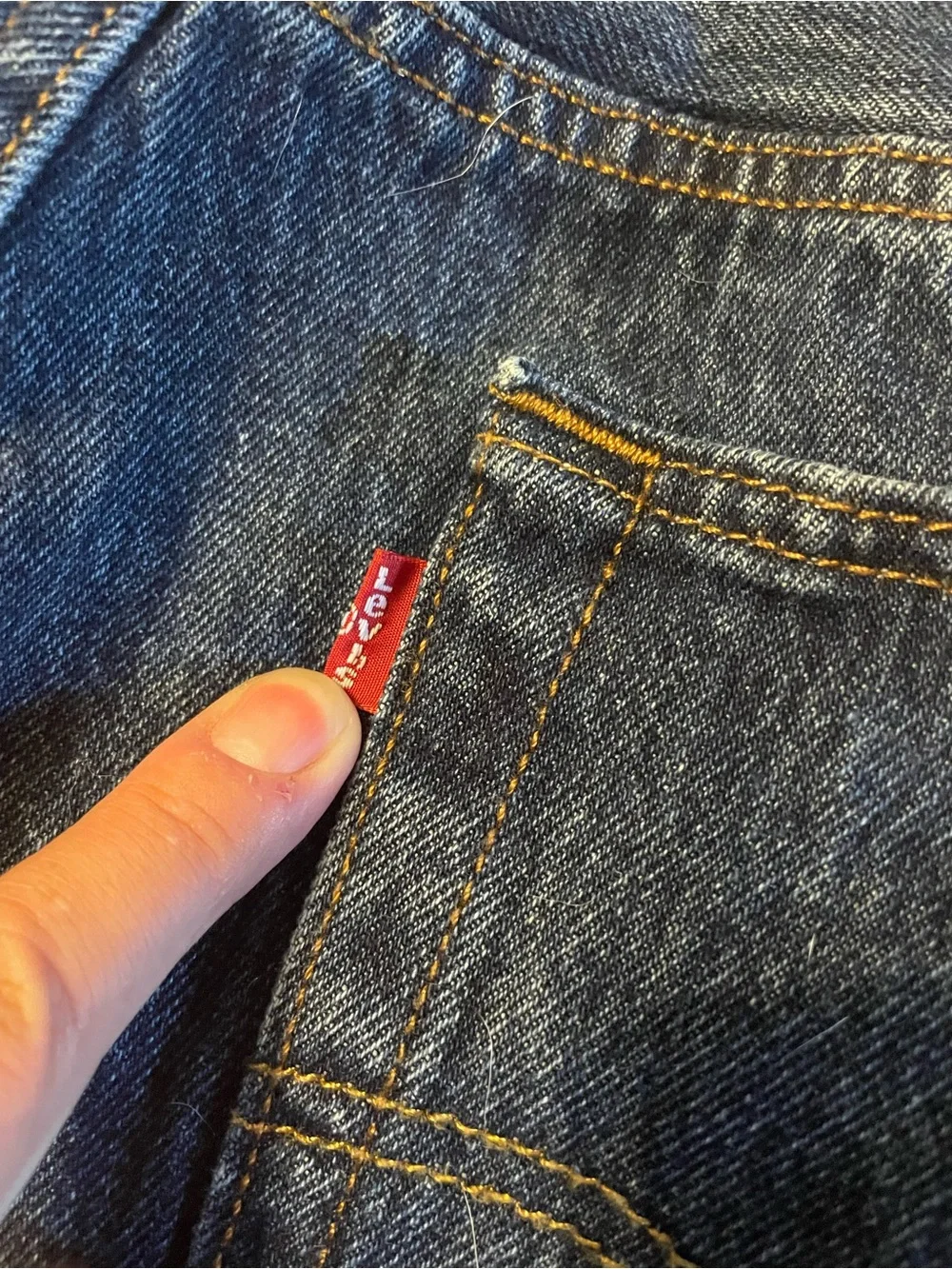 Levi’s Original Fit 501 Men’s Jeans 36x30 Dark Stonewash Buttonfly Egypt